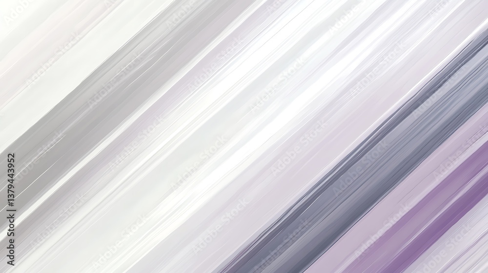 Fototapeta premium Abstract Diagonal Lines in Soft Grays and Purples