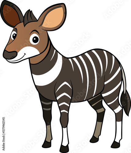 deer cartoon vector art