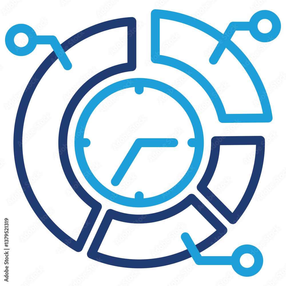 Time Allocation Icon Time Allocation Icon