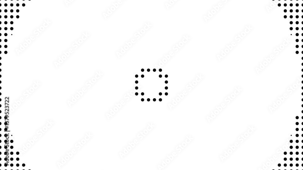 white halftone dots pattern abstract background, animated retro vintage effect animation white halftone dots pattern abstract background, animated retro vintage effect animation