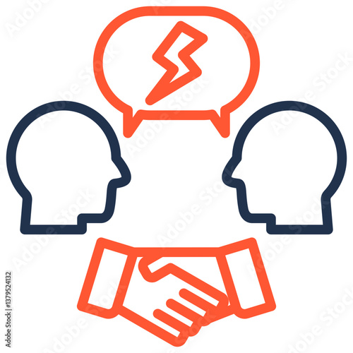 Conflict Resolution Icon