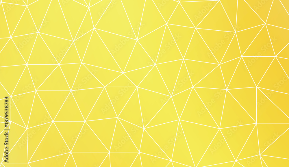 Modern geometrical abstract background with polygonal elements For interior wallpaper, smart design, fashion print. Vector illustration. Creative gradient color.