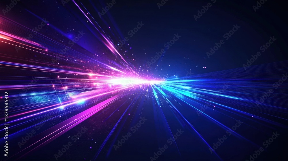 Abstract Speed Lines of Light Abstract Speed Lines of Light