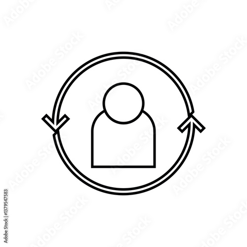 Change Icon. Switch. Shift Personnel Symbols for Design and Websites, Presentations, or Mobile Applications.    