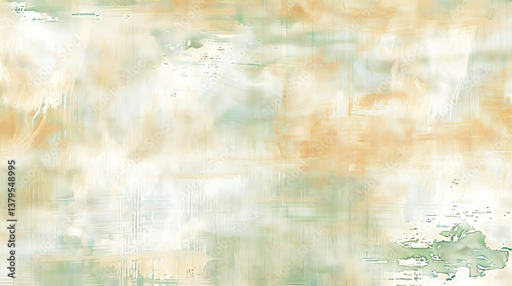 Obraz premium Abstract Painting Illustrating Overlapping Colors and Textured Surface Designs