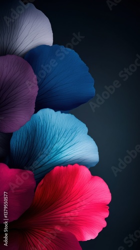 Vibrant bunch of colorful flowers in full bloom displaying a beautiful array of nature's brightest hues and petals