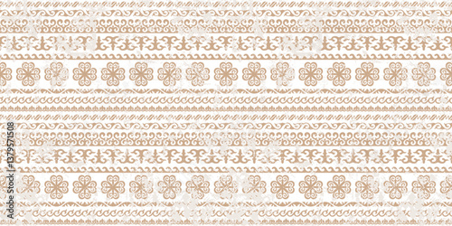 Ethnic background on the theme of Mongolian national ornament, seamless pattern, vector design
