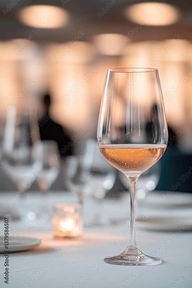 subtle gala dinner scene with elegantly dressed individuals in lavish venue softly blurred in background subtle gala dinner scene with elegantly dressed individuals in lavish venue softly blurred in background