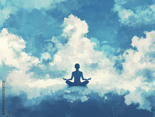 Mental Health and Wellness Concept – A Serene Image Representing Inner Peace and Well-Being