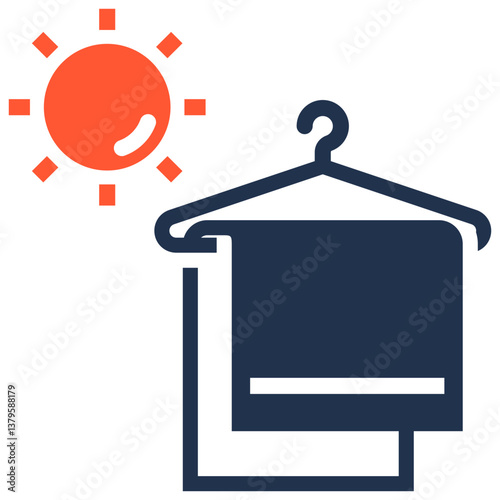 Hanging Dry Icon