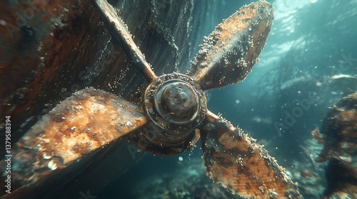 Exploring the Depths: a Close Encounter With an Ancient Ship's Propeller