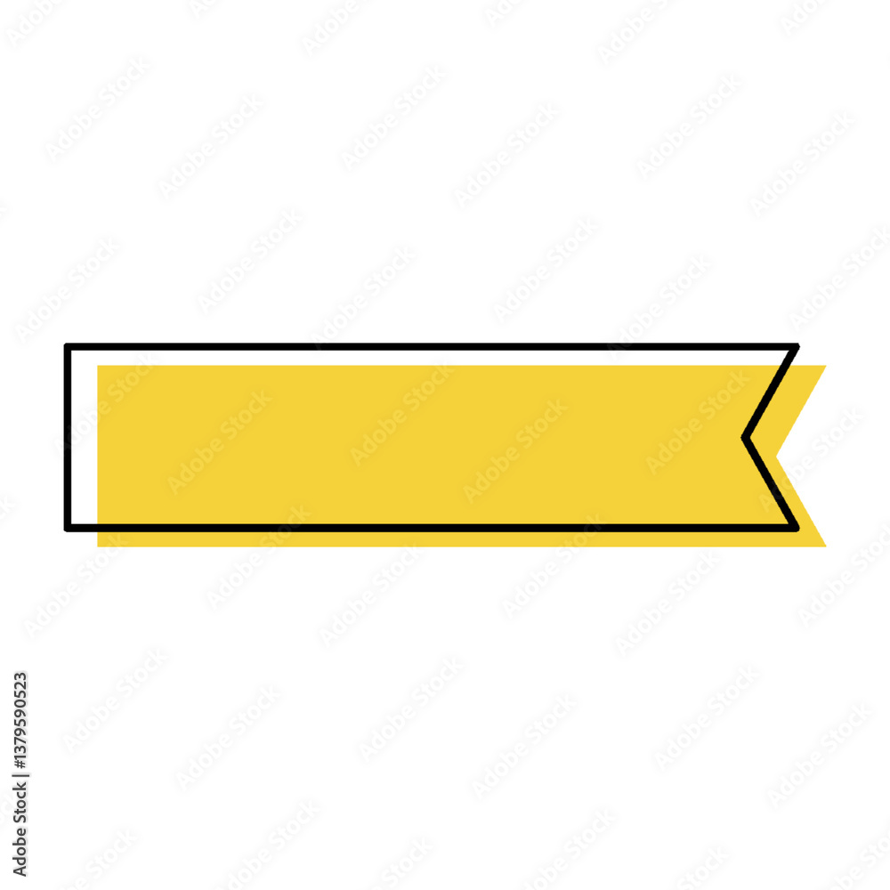 blank yellow arrow