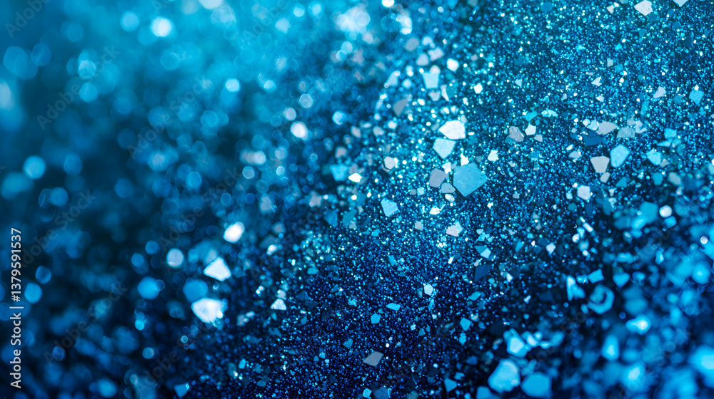 Sparkling Blue Glitter Background as Abstract Art for Various Uses Sparkling Blue Glitter Background as Abstract Art for Various Uses