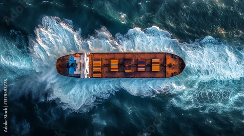Historic Sailing Vessel Glides Through Ocean Waves Under a Clear Sky at Sunset
