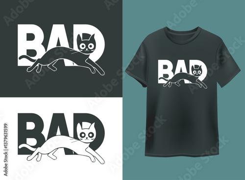 T Shirt Design Vector, Text 