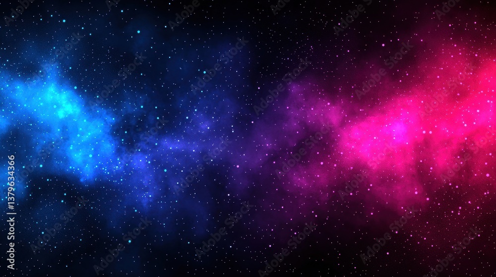 Vivid Galaxy Background with Stars and Colorful Nebulae in Space Vivid Galaxy Background with Stars and Colorful Nebulae in Space