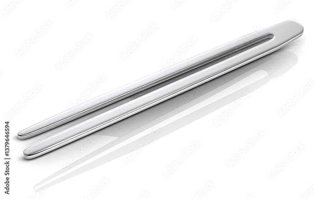 sleek, close-up shot of elegant tongs, showcasing their polished, shiny surface and design. Perfect for culinary, food, or lifestyle concepts. sleek, close-up shot of elegant tongs, showcasing their polished, shiny surface and design. Perfect for culinary, food, or lifestyle concepts.