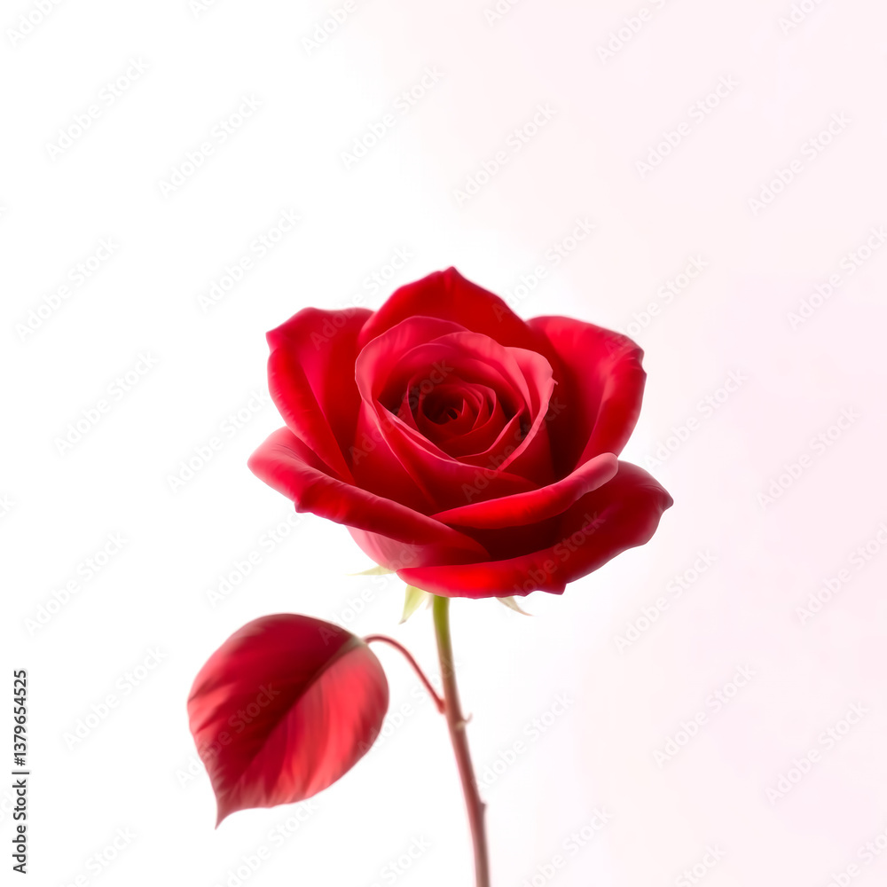red rose isolated on white red rose isolated on white