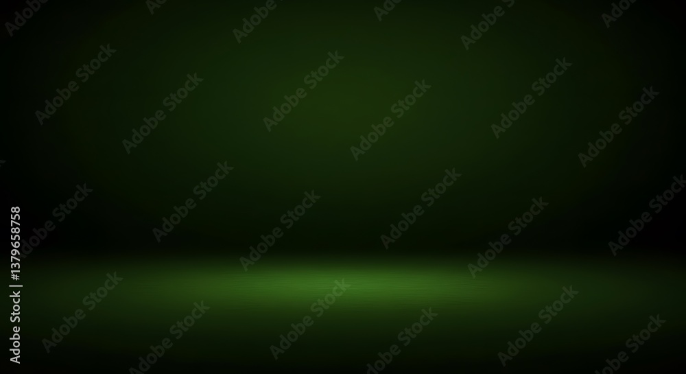 Obraz premium Dark green gradient background with subtle variations, ideal for nature, environmental, and serene themes.