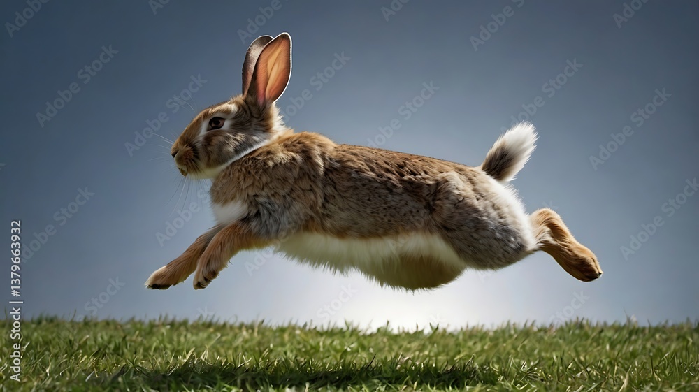 Obraz premium rabbit in the grass
