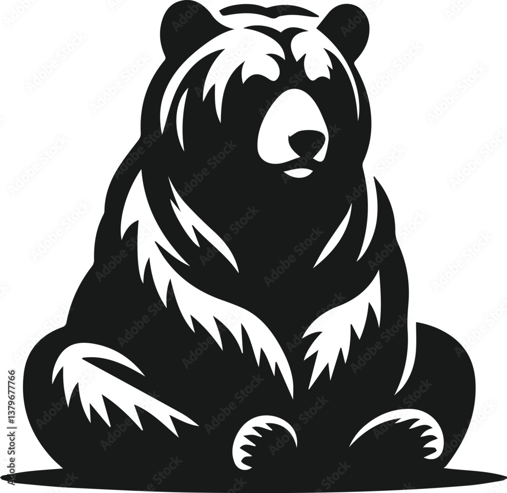 Obraz premium Bear vector