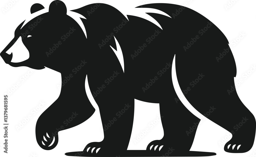 Obraz premium Bear vector