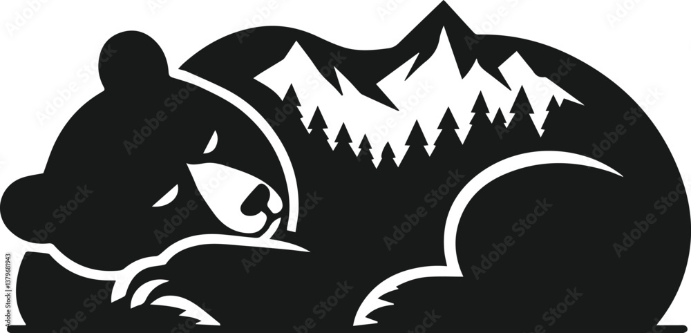 Fototapeta premium Bear vector
