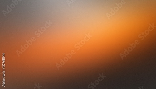 Fondo abstracto con textura granulado y efecto degradado en tonos naranja y gris oxford, con un leve acabado texturizado metálico, idal para diseño de fondo de banners