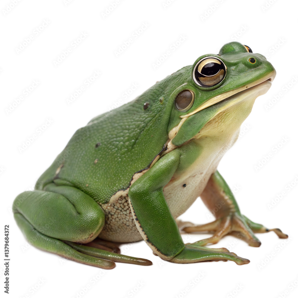Obraz premium Green Frog AI Generated Image