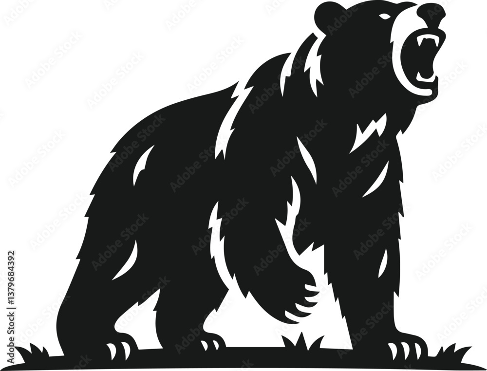 Obraz premium Bear vector