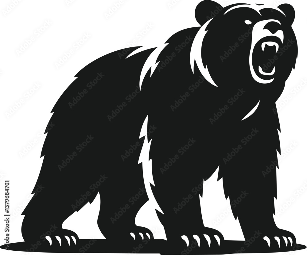 Fototapeta premium Bear vector