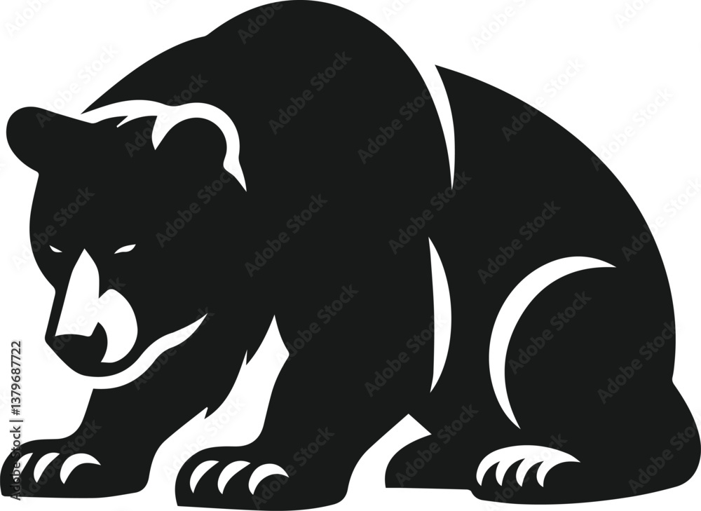 Obraz premium Bear vector