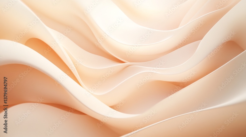 Soft Focus Abstract Background with Gentle Curves and Flowing Shapes Soft Focus Abstract Background with Gentle Curves and Flowing Shapes