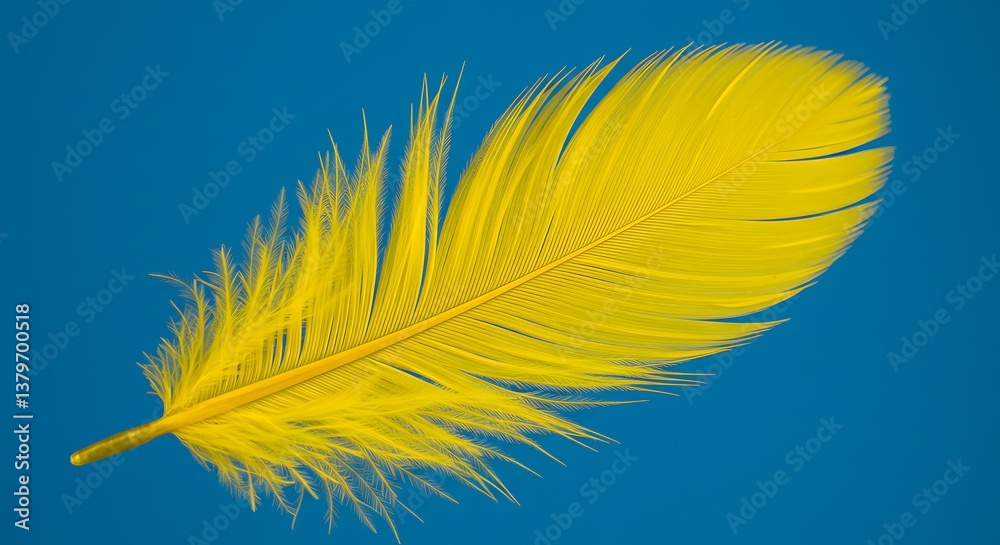 Obraz premium Sunlit Plume AI Generated