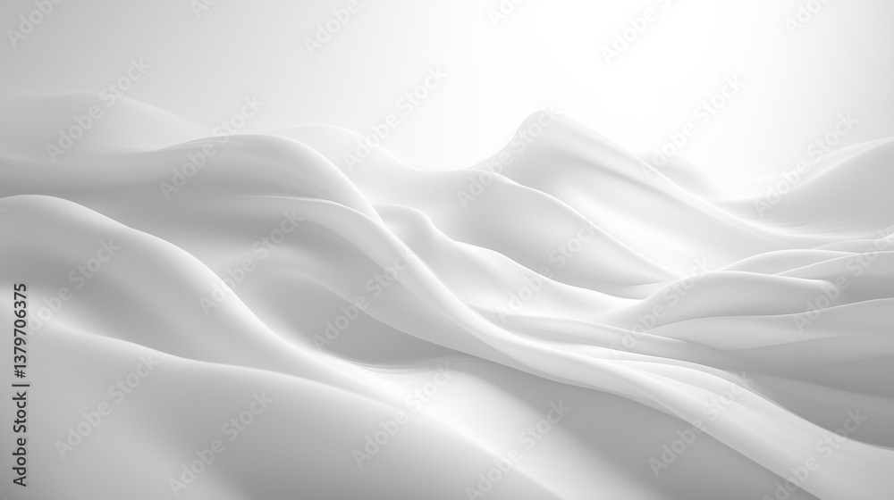 Obraz premium white silk background