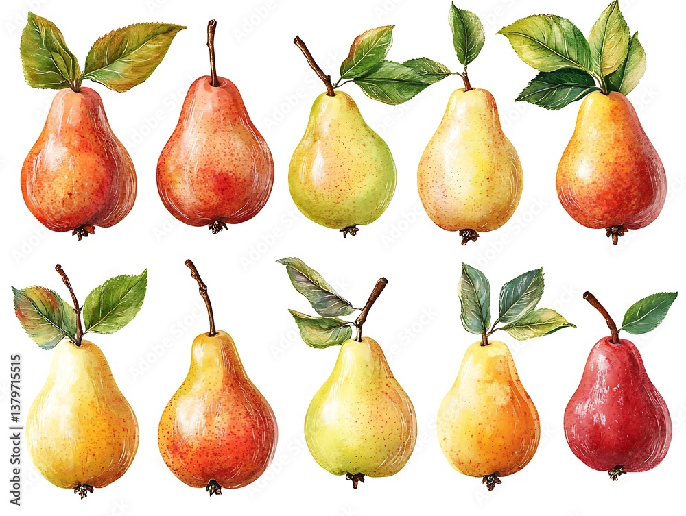 collection of pears