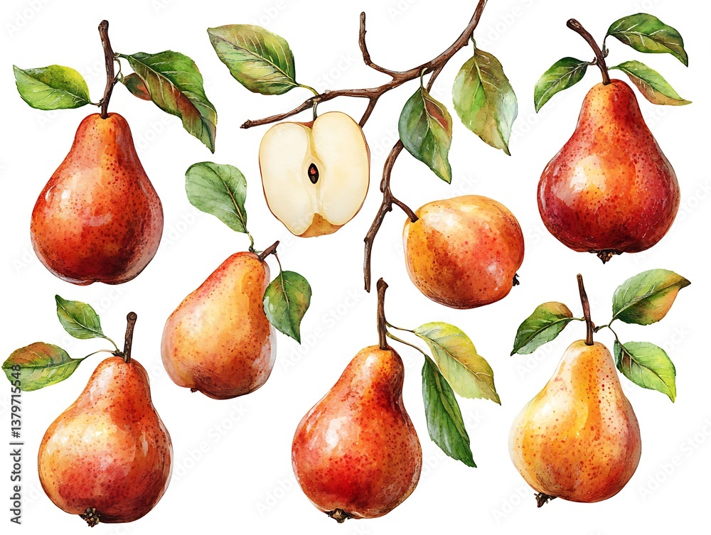 set of pears