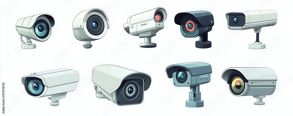 3d render of a set of icons