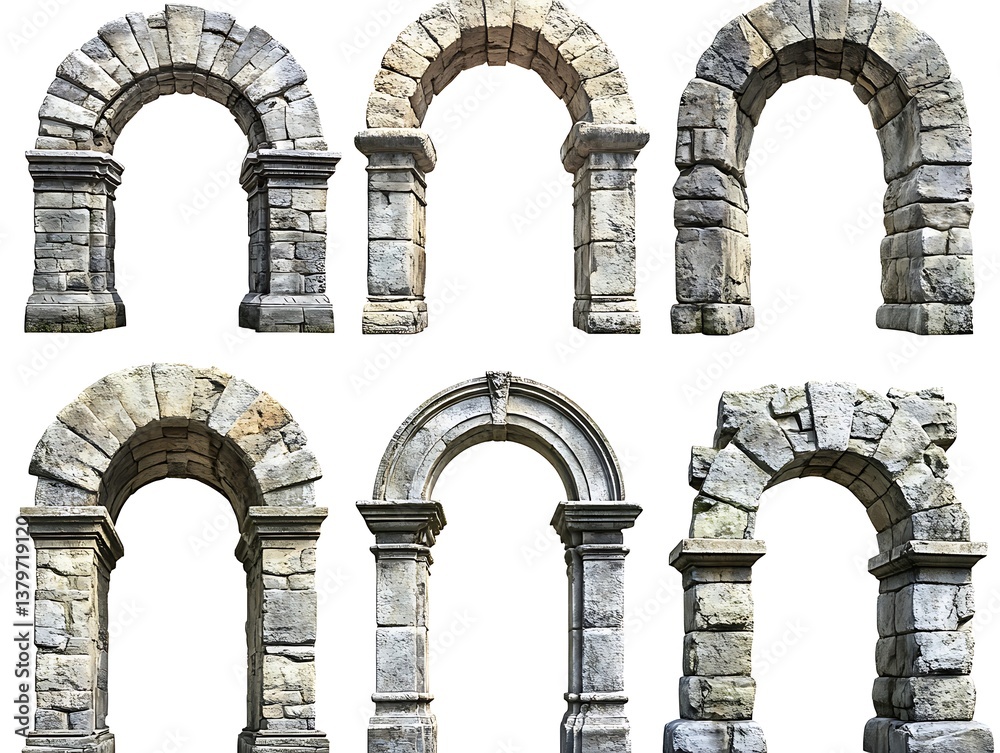 ancient roman aqueduct in segovia spain