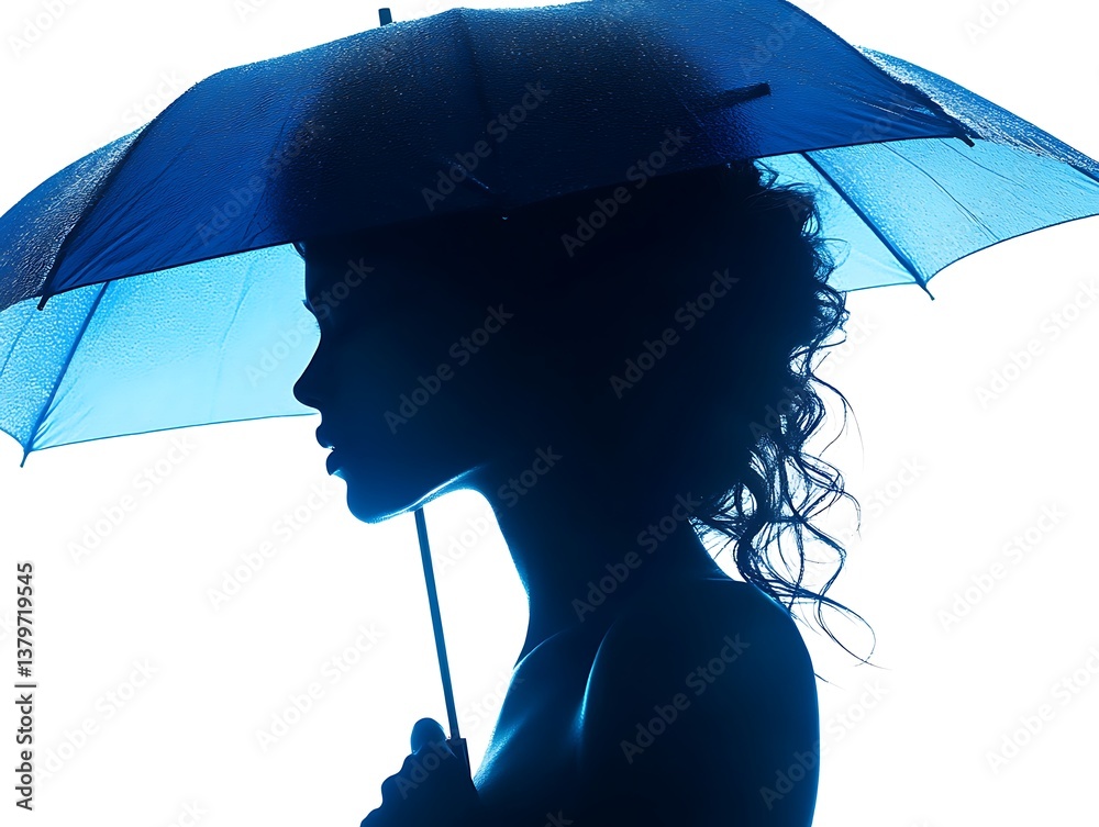 woman with umbrella