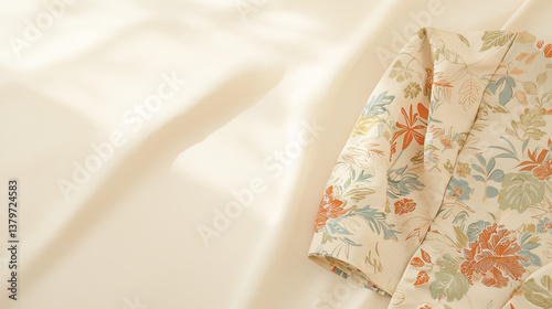 Textile's Embrace: A close-...