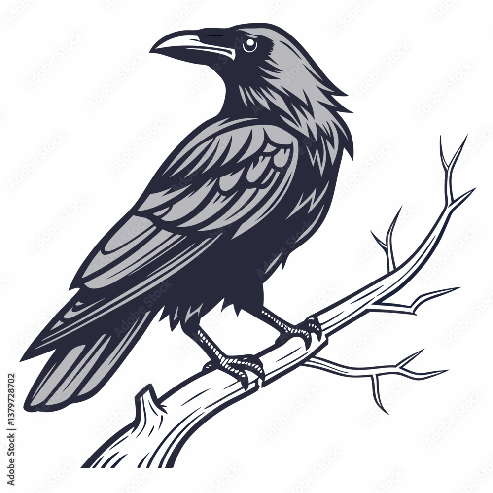 Fototapeta premium crow
