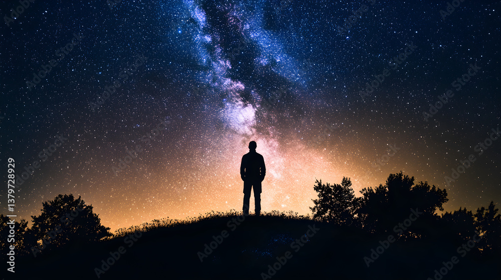 A Solitary Journey into the Vastness of the Night: Stargazing under the Cosmic Tapestry of the Milky Way A Solitary Journey into the Vastness of the Night: Stargazing under the Cosmic Tapestry of the Milky Way