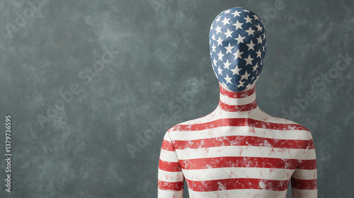 Patriotic Figure: A faceles...