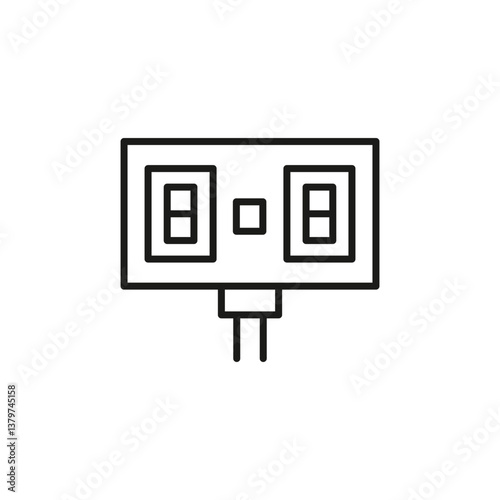Baseball scoreboard icon. Simple baseball scoreboard icon for social media, app, and web design. Vector illustration.