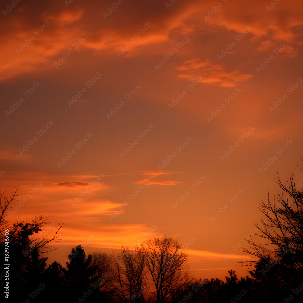 Obraz premium beautiful sunset