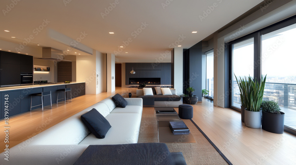 Fototapeta premium Sustainable living room ideas