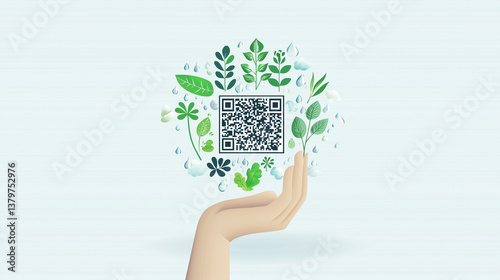 QR Code & Eco-Friendly conc...