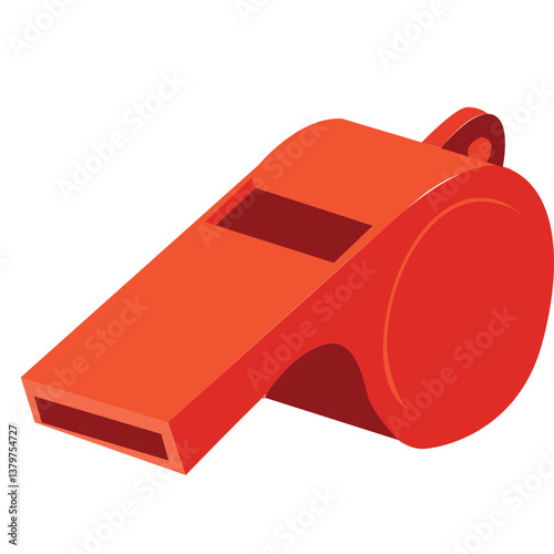 sports whistle .whistle vector illustration