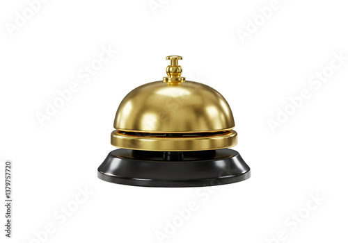 Hotel Bell at Front Desk Reception Service Icon